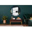 Huldar Glass Flat Wall Mirror