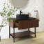 Meuble-lavabo autoportant 36 po avec lavabo intégré rectangulaire sans robinet