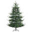 Arbre de Noël artificiel 7,5 pieds avec 1218 branches réalistes, conception à ouverture automatique et base en acier pour une installation facile