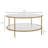 Side Table with Storage, Round End Table, 2-Tier Tempered Glass Coffee Table-236208911-236208904