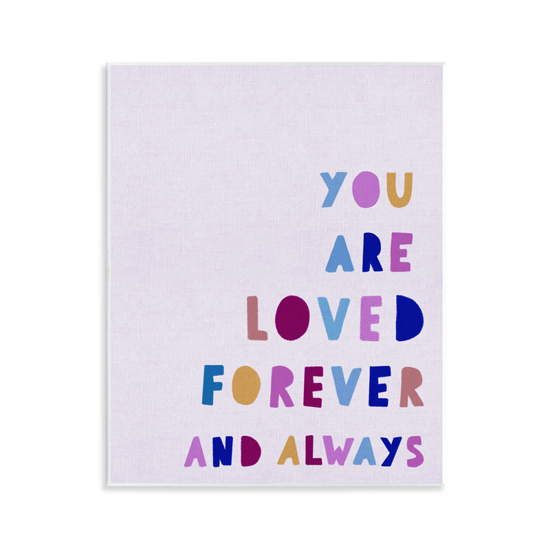 «You Are Love Forever», plaque murale par Leah Straatsma