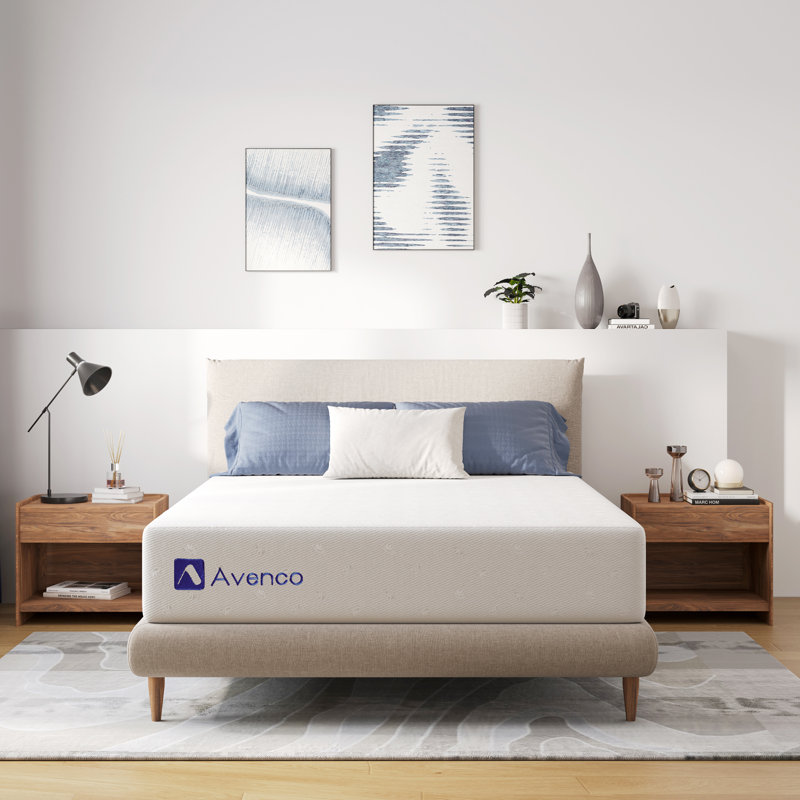 12" Gel Memory Foam Mattress, Extra-Long Twin, 12"