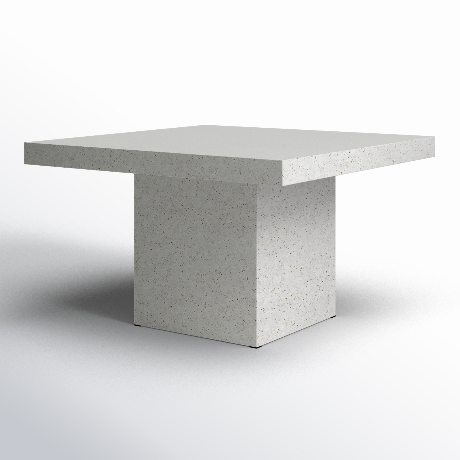 Kareen Dining Table, Ivory Terrazzo, Bar Table (41.75" Height)