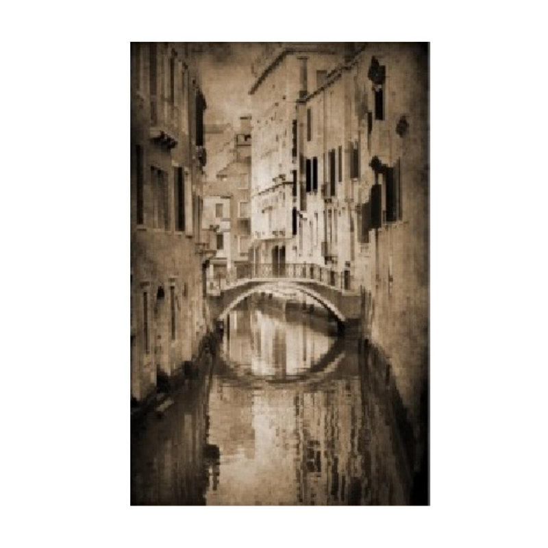 «Dimanche Venice I» par Jordan Thurston, impression sur toile tendue, Couche de verre, H 73 po x l 47 po x P 1,5 po