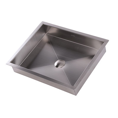 Argento 21.63 in. L Stainless Steel Undermount and Drop-In Single Basin Kitchen Sink