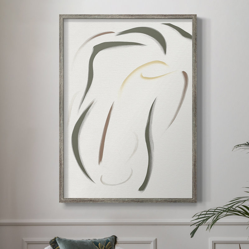 ABSTRACT Series DCCCX Framed Print - Solid Wood, 11" H x 9" W