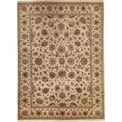 Chelsea Wool Oriental Area Rug in Beige