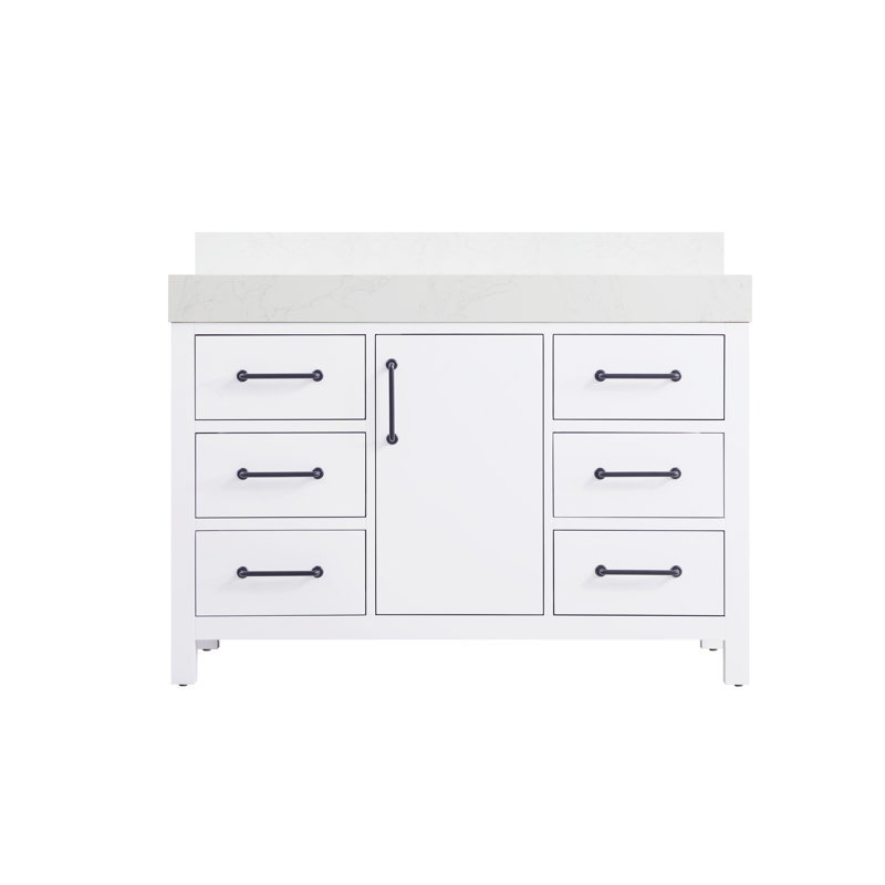 Ensemble de meuble-lavabo simple 48 po_VF60648-BS, Blanc