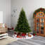 Green Lighted Artificial Fir Christmas Tree-401068784