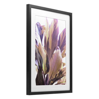 «Tropical Tropical Leaves», reproduction encadrée sous verre, design par Gemma Bardot