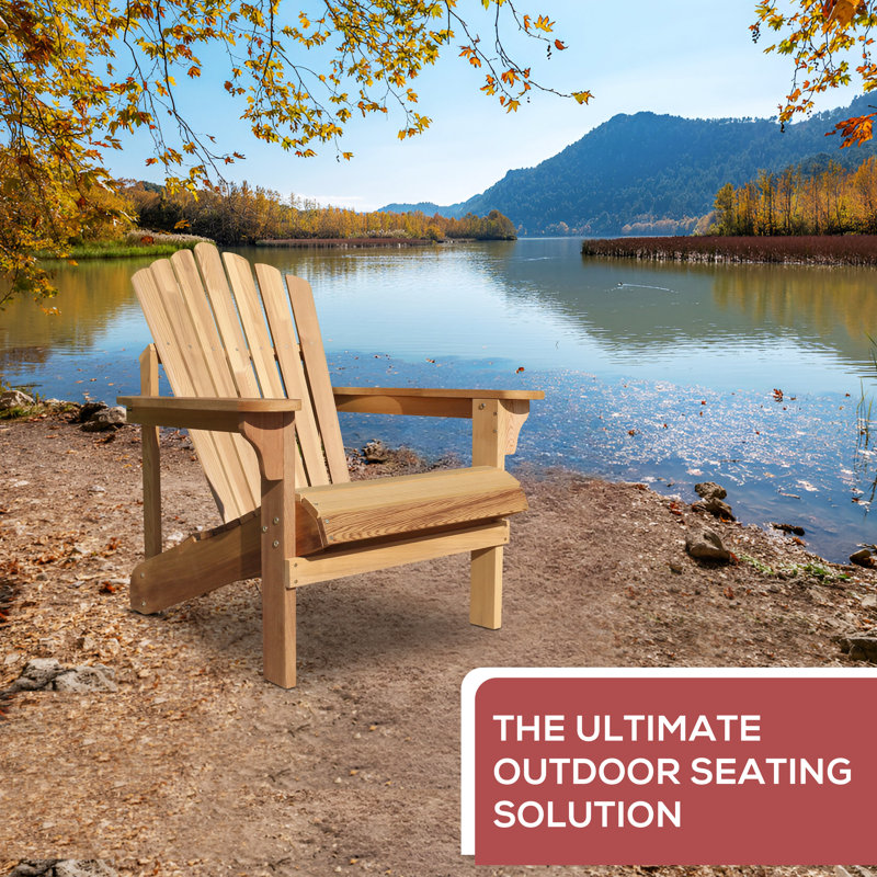 Hillary Western Red Cedar Adirondack Chair