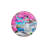 Pink Sea Street Patterned Washable Carpet-203498701