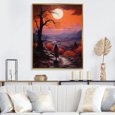 «Western Rugged Sunset II», reproduction sur toile