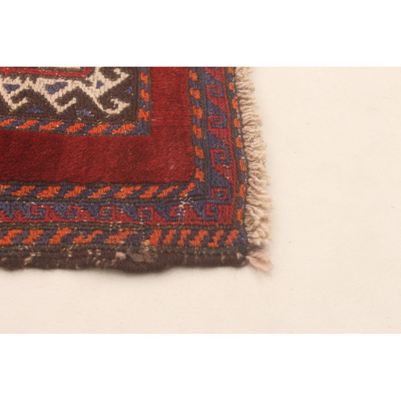 Tapis rouge foncé Tadjik 6 pi 9 po x 8 pi 10 po