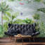 Brise tropicale avec oiseaux - Collection Botanical Oasis-1429059504
