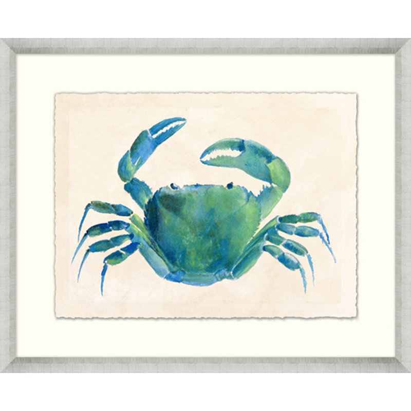 Modern Blue Crab 3 Painting