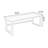 Nut-brown+Black Rectangular Solid Wood+Iron desk-791858533