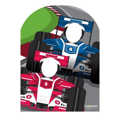 Racing Car Cardboard Standup