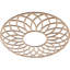 Médaillon de plafond en bois d'aulne 30 po x P 10 1/4 po x P 1/4 po-63411892-63411921