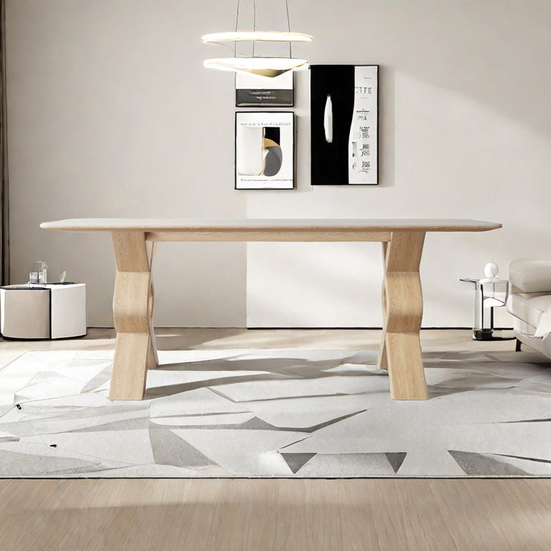 Petite table de salle à manger rectangulaire pour famille L 62,99 po x l 31,49 po