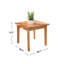 Rayna Poolside Honey Wood Side Table