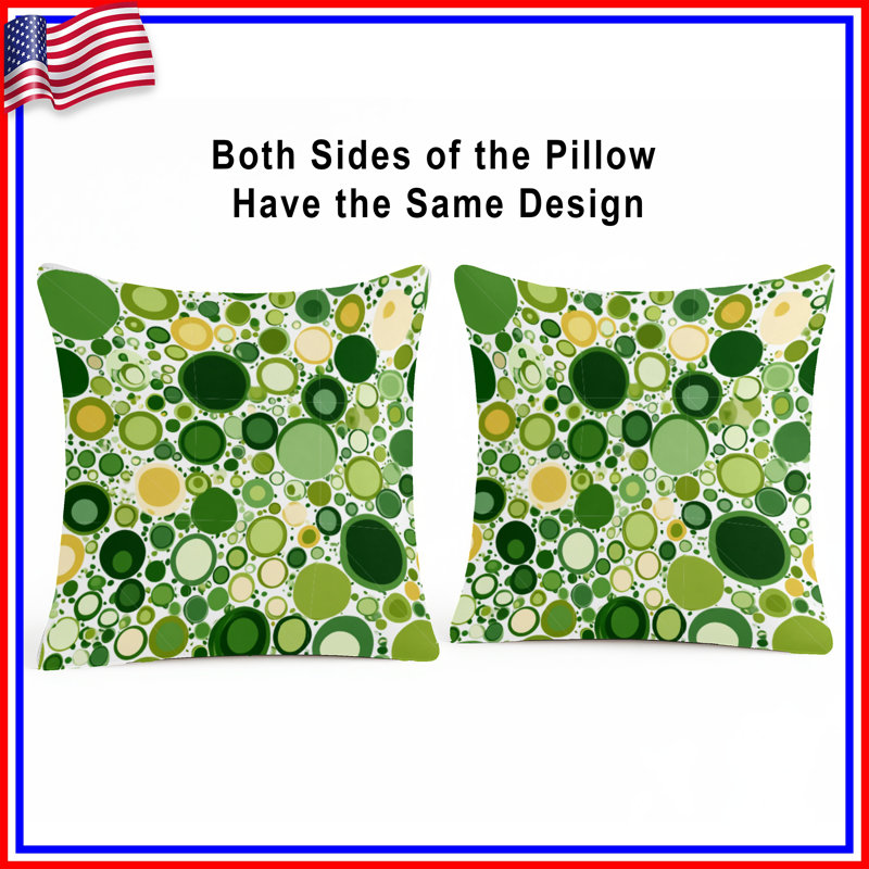 Coussin Circles, 20 po x 20 po