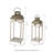 Medders 2 Piece Wood Tabletop Lantern Set-434442495