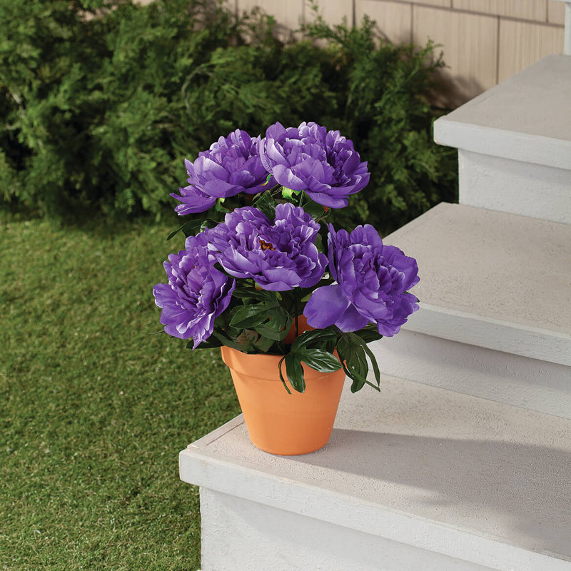 Pivoine artificielle OakRidge, Mauve