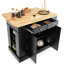 120 cm W Kitchen Island with Top