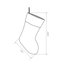 Chaussette de Noël tricotée-1885056660