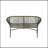 CONDESSA OUTDOOR PATIO GREEN WICKER LOVESEAT-20005221