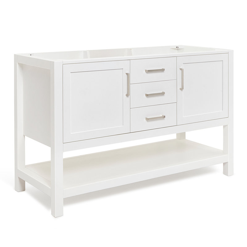 Abdullah 54'' Single Bathroom Vanity Base Only, White