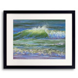 At The Shoreline Print by Dina Gardner