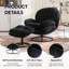 Fauteuil d'appoint avec repose-pieds Anouk-34165097