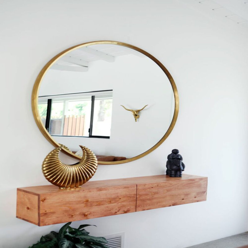 Miroir décoratif, H 60 po x l 60 po