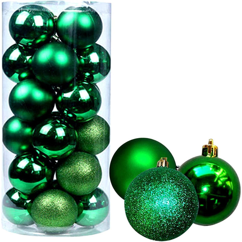 Polyvinyl Chloride (PVC) Bauble, 6cm H x 6cm W x 6cm D, Green