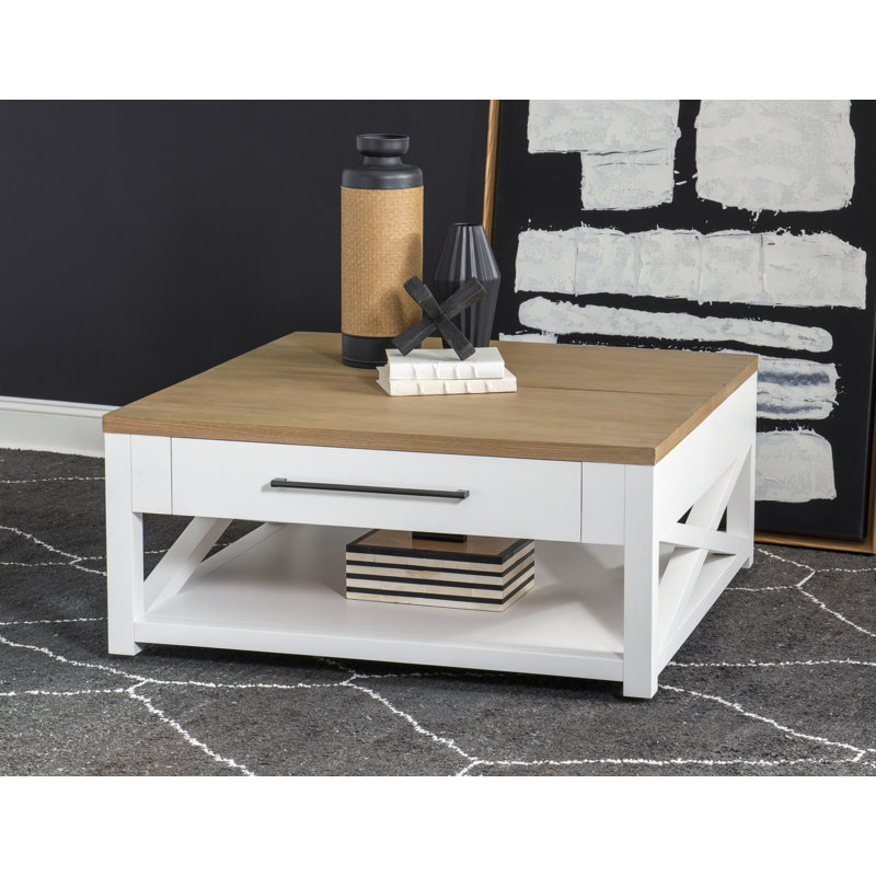 Table basse à 4 pieds avec rangement Leyva