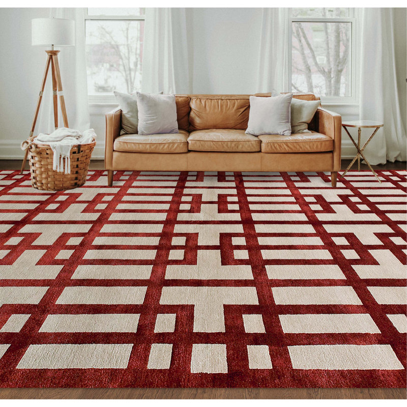 Geometric Area Rug, Rectangle 8' x 10'