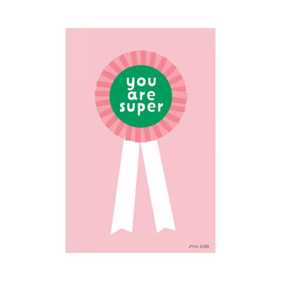 Super Award - Wrapped Canvas Print