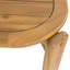 Table de salle à manger d'extérieur moderne moderne en teck, bois d'acacia, conception à lattes, en bois franc durable, naturellement résistante aux intempéries, parfaite pour une utilisation à l'extérieur