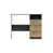 Graphite/Natural Rustic Oak selected