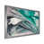 Impression argent sur toile encadrée