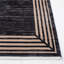 Tapis noir / beige Signature 607-2043983151