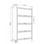 Armoire moderne à porte rabattable en métal à plusieurs niveaux