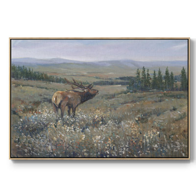 «Western Wildlife I», peinture sur toile encadrée