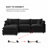 Modular 3 Seater with Ottoman-918396615