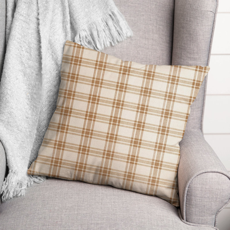 No Decorative Addition Throw Pillow, Orange