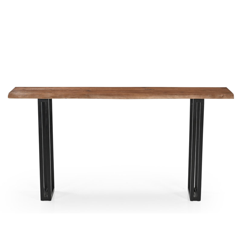 Debralyn 60'' Solid Wood Top Console Table