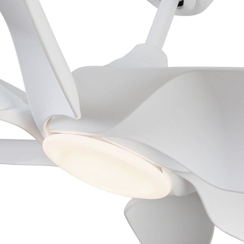 Coronado Smart LED Downrod Ceiling Fan, White