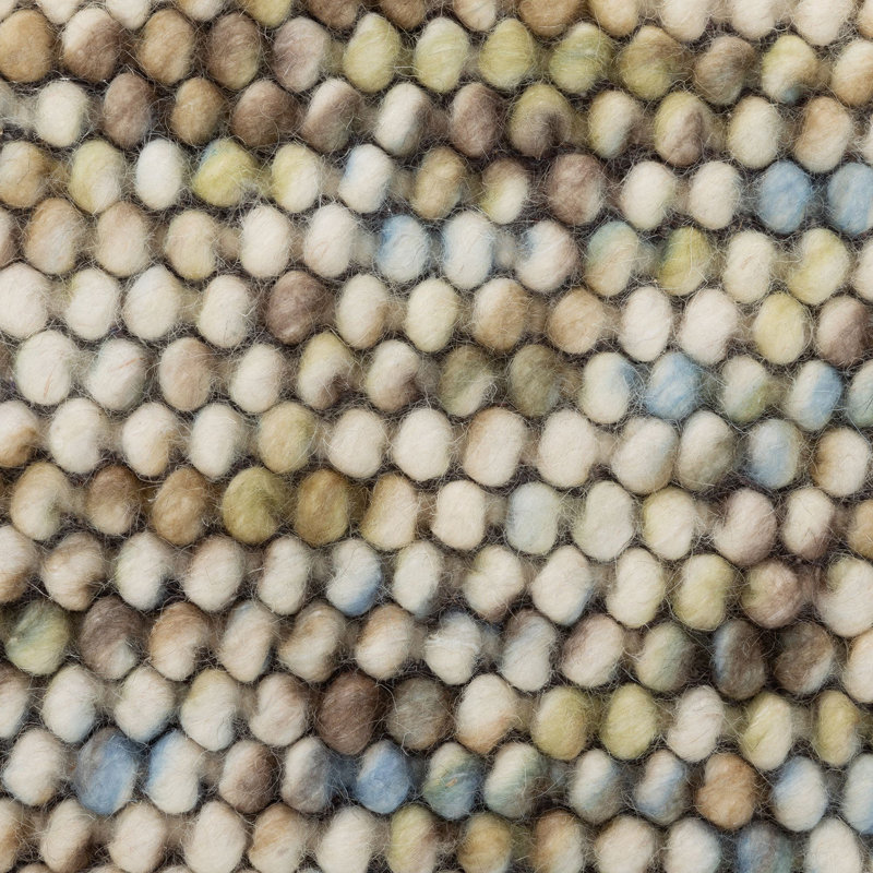 Nevlin Hand Woven Area Rug, Rectangle 140cm x 200cm, Green